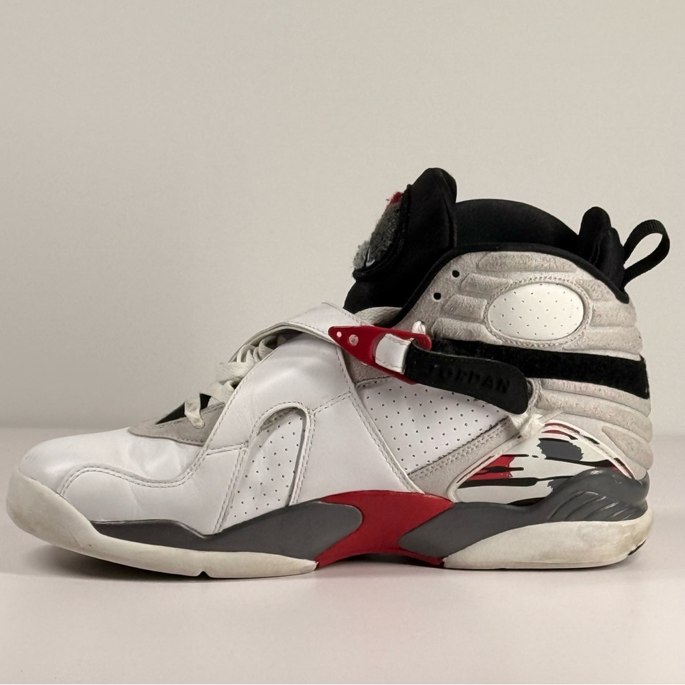 Air Jordan 8 Retro Bugs Bunny White Black True Red Men's Size 12 - 305381-103 - Picture 9 of 15